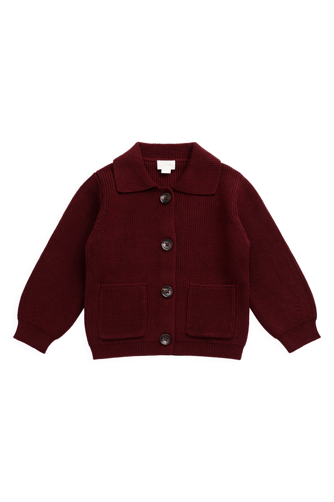Ford Knit Jacket - Burgundy Childrens Jacket from Jamie Kay USA