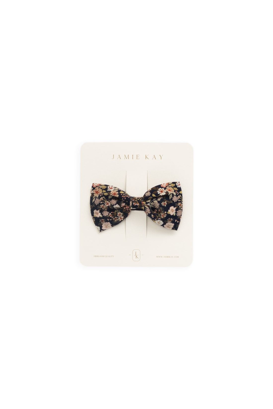 Organic Cotton Desiree Bow - Luca Floral Childrens Bow from Jamie Kay USA