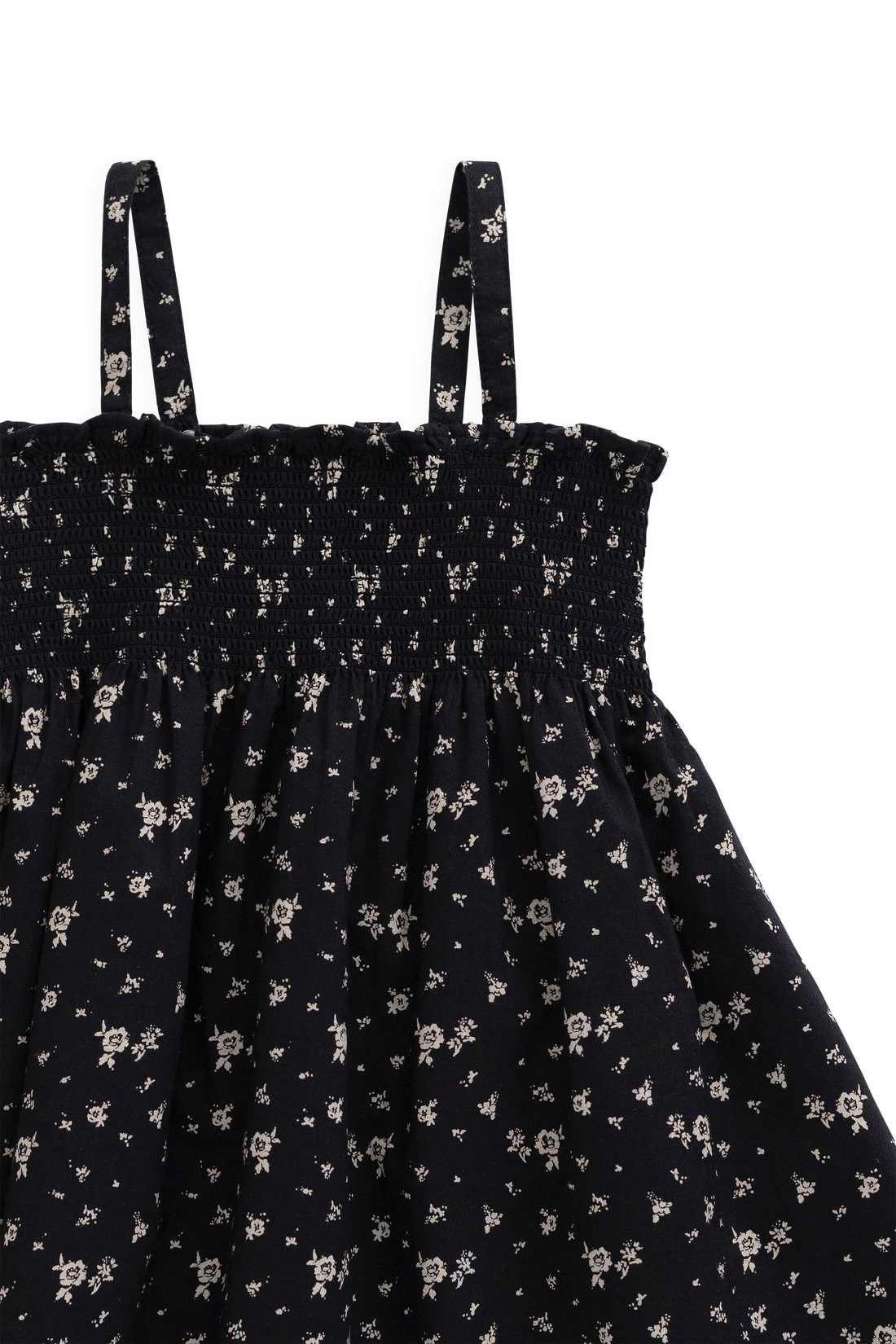 Organic Cotton Marlene Dress - Huguette Graphite Childrens Dress from Jamie Kay USA