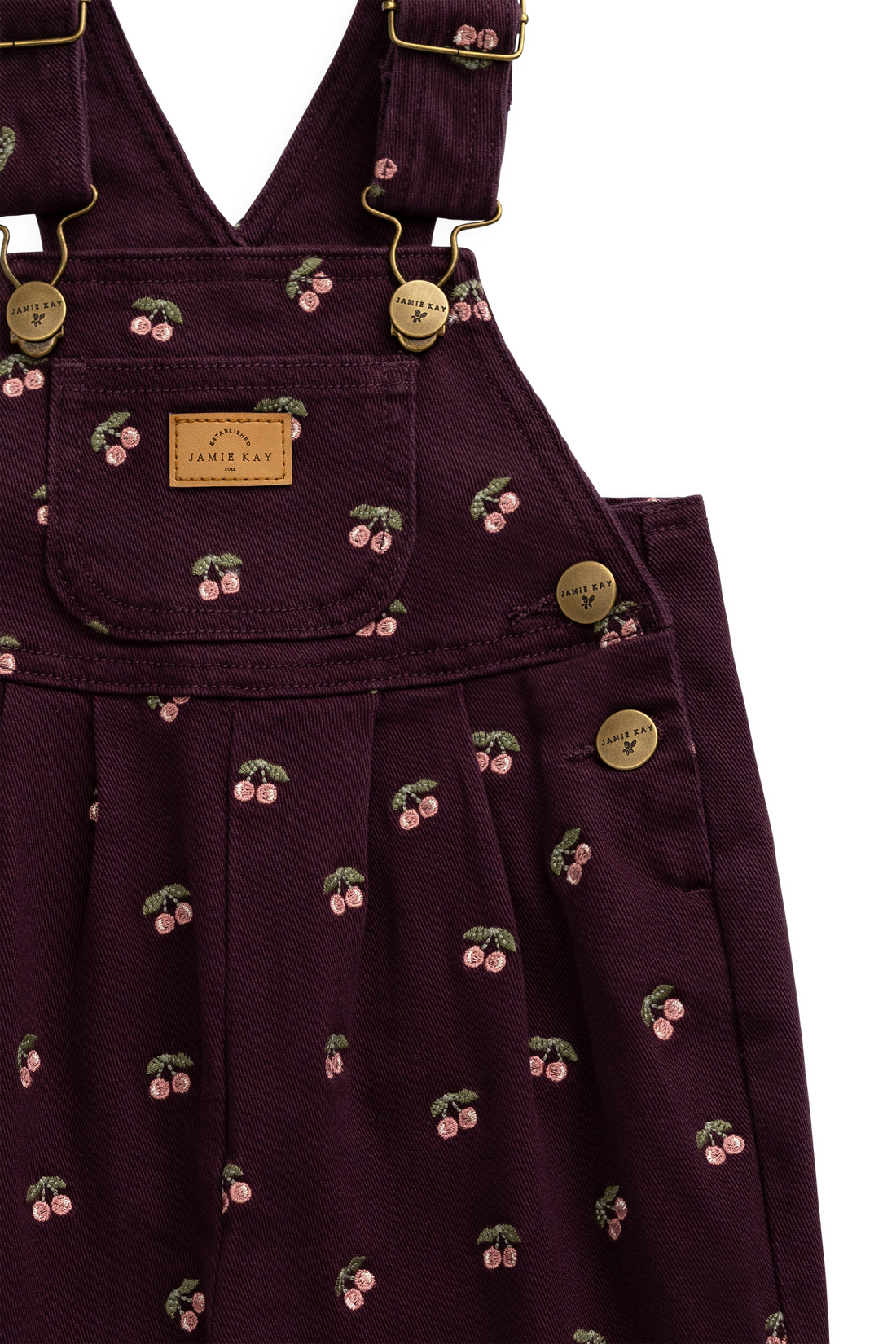 Blair Overall - Cherry Fig Childrens Overall from Jamie Kay USA