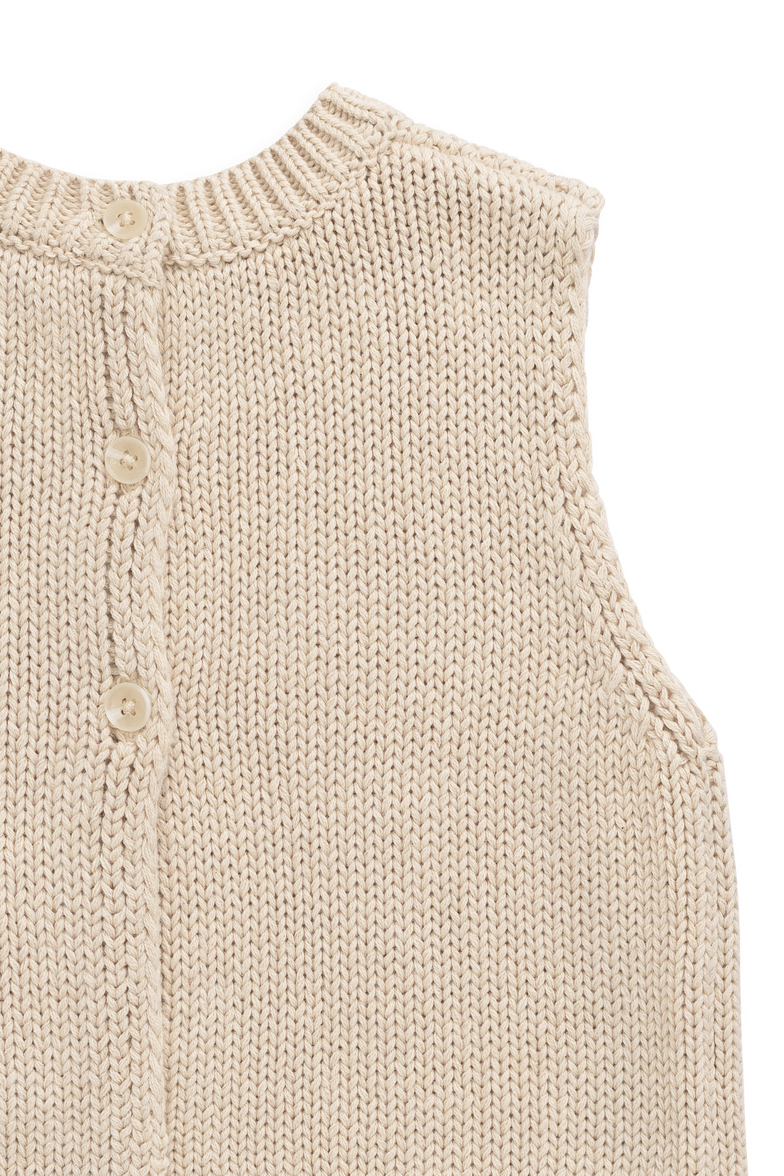 Drew Knit Vest - Vintage Linen Childrens Vest from Jamie Kay USA