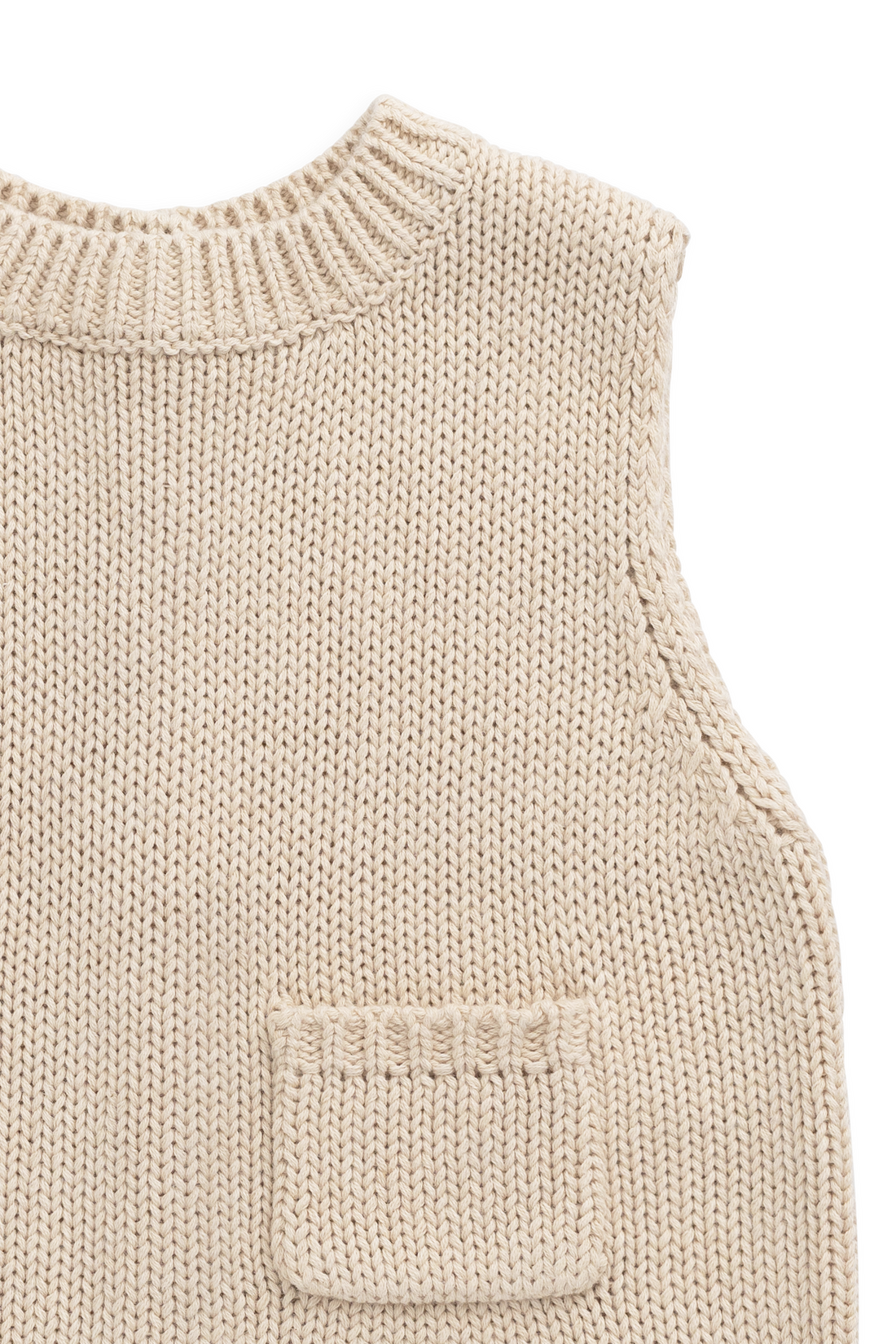 Drew Knit Vest - Vintage Linen Childrens Vest from Jamie Kay USA