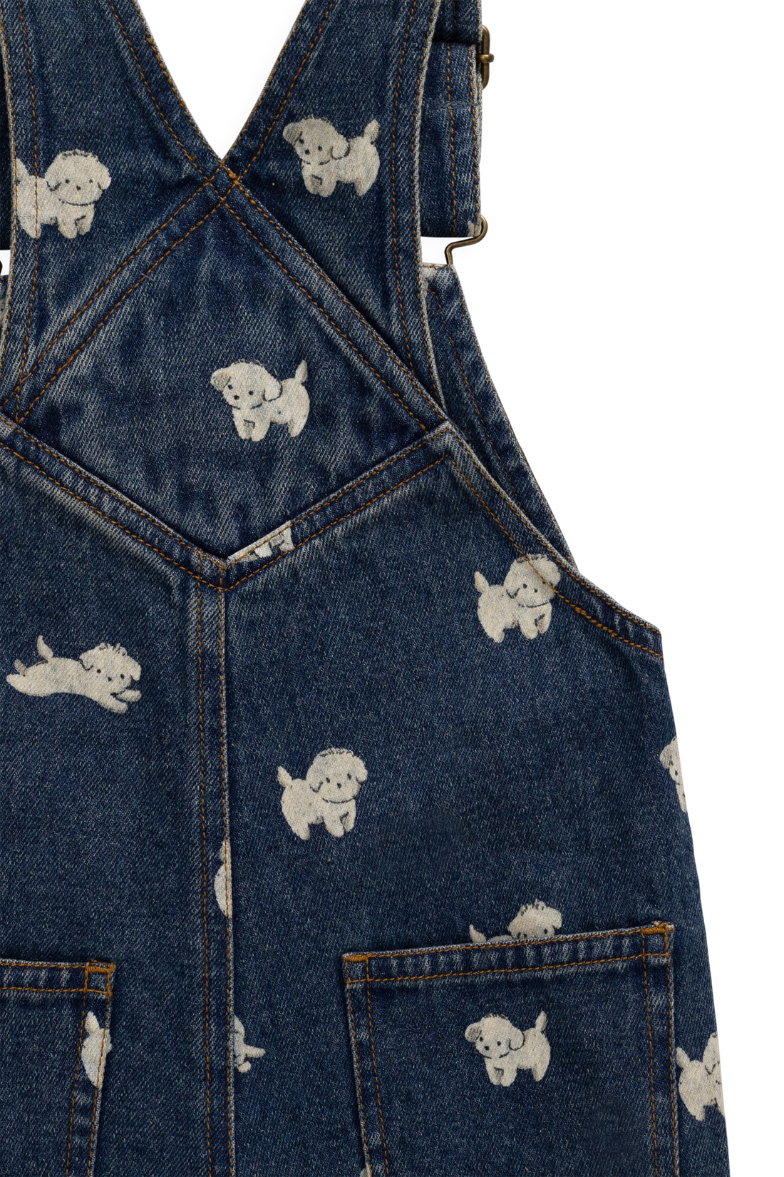 Fenix Short Overall - Finnegan Denim Childrens Overall from Jamie Kay USA