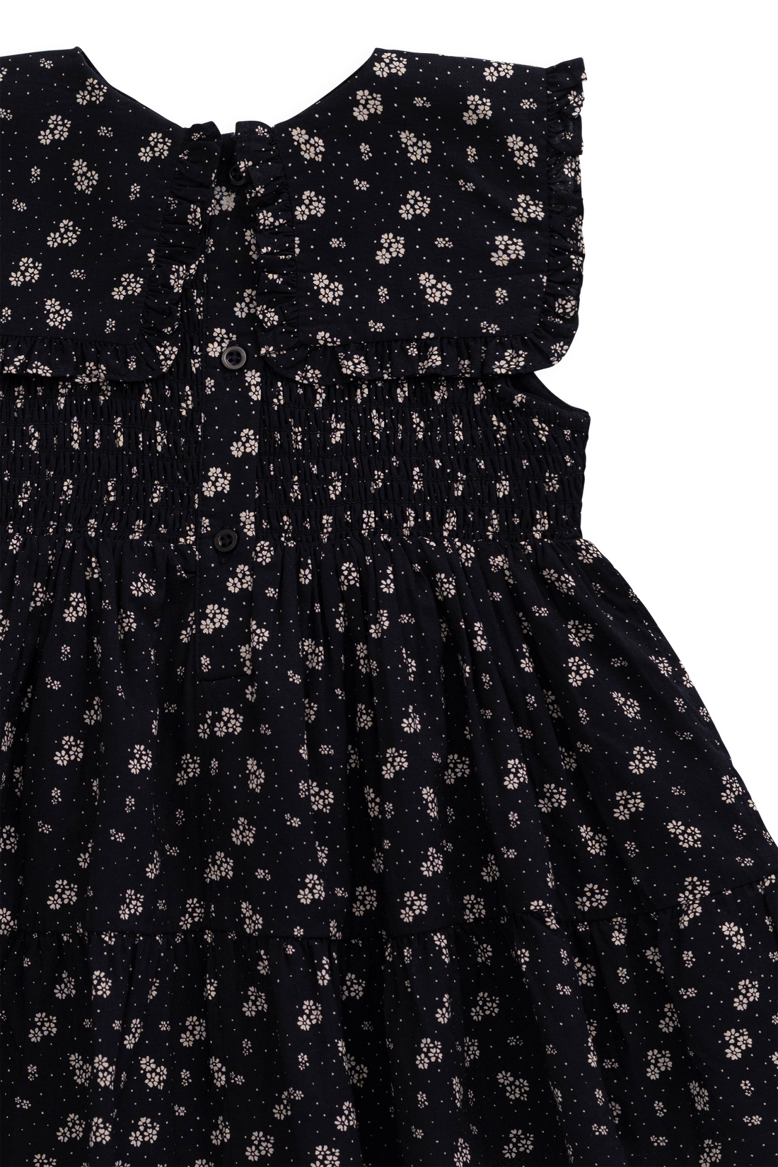 Organic Cotton Christabel Dress - Maisie Navy Childrens Dress from Jamie Kay USA