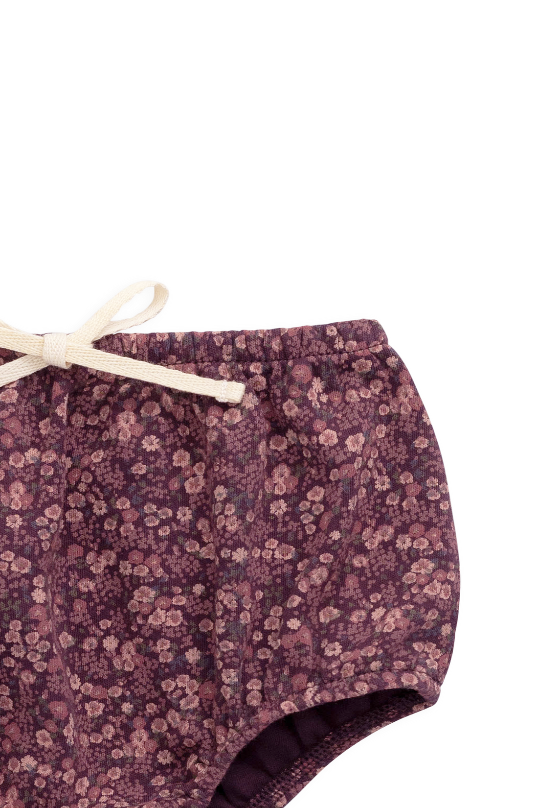 Organic Cotton Classic Bloomer - Fig Floral Childrens Bloomer from Jamie Kay USA