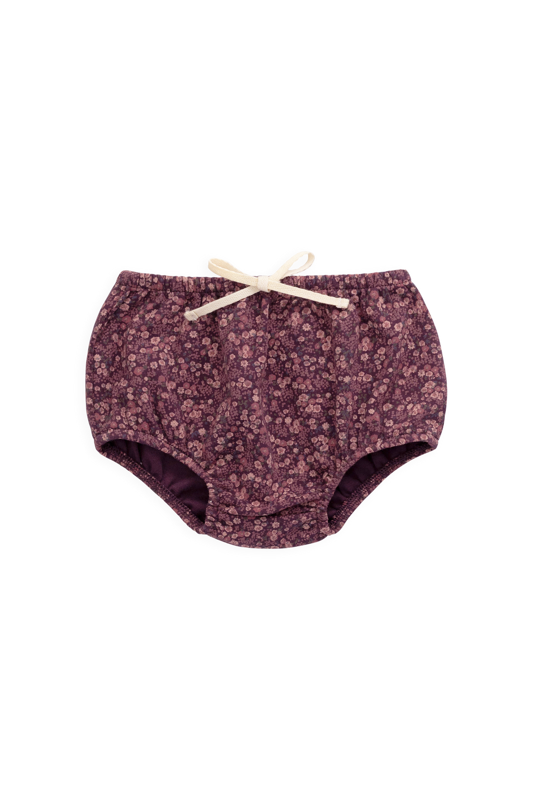 Organic Cotton Classic Bloomer - Fig Floral Childrens Bloomer from Jamie Kay USA