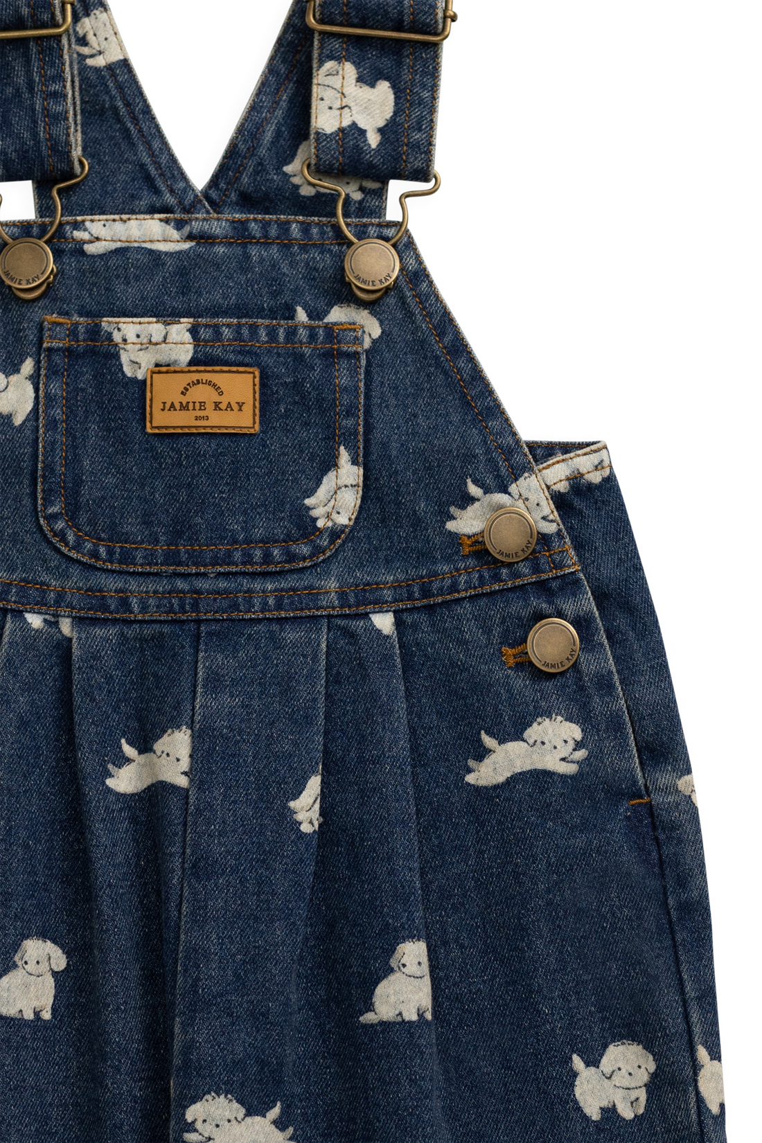 Wilson Overall - Finnegan Denim Childrens Overall from Jamie Kay USA