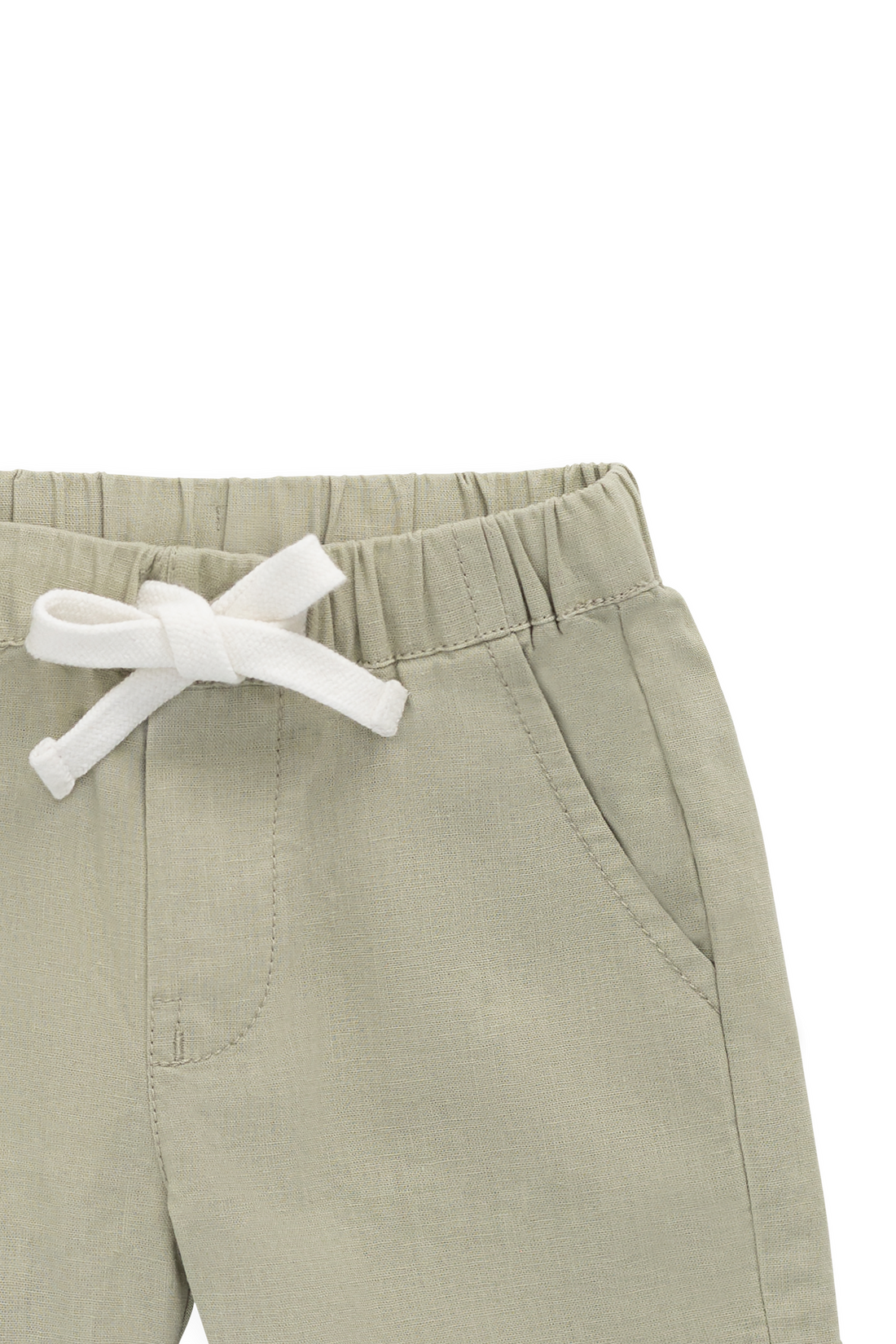 Ali Linen/Cotton Short - Lichen Childrens Short from Jamie Kay USA