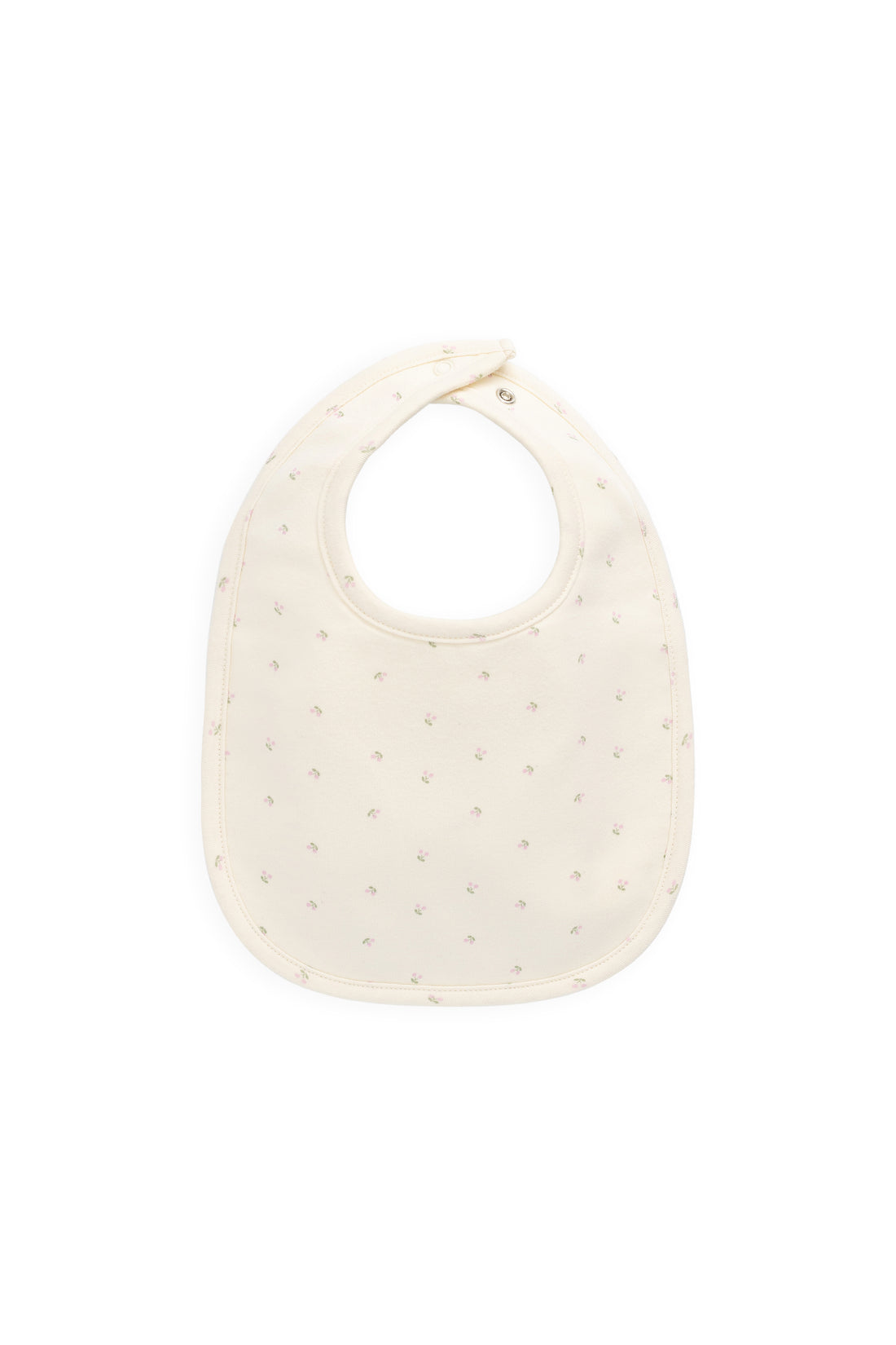 Organic Cotton Bib - Ditsy Cherries Childrens Bib from Jamie Kay USA