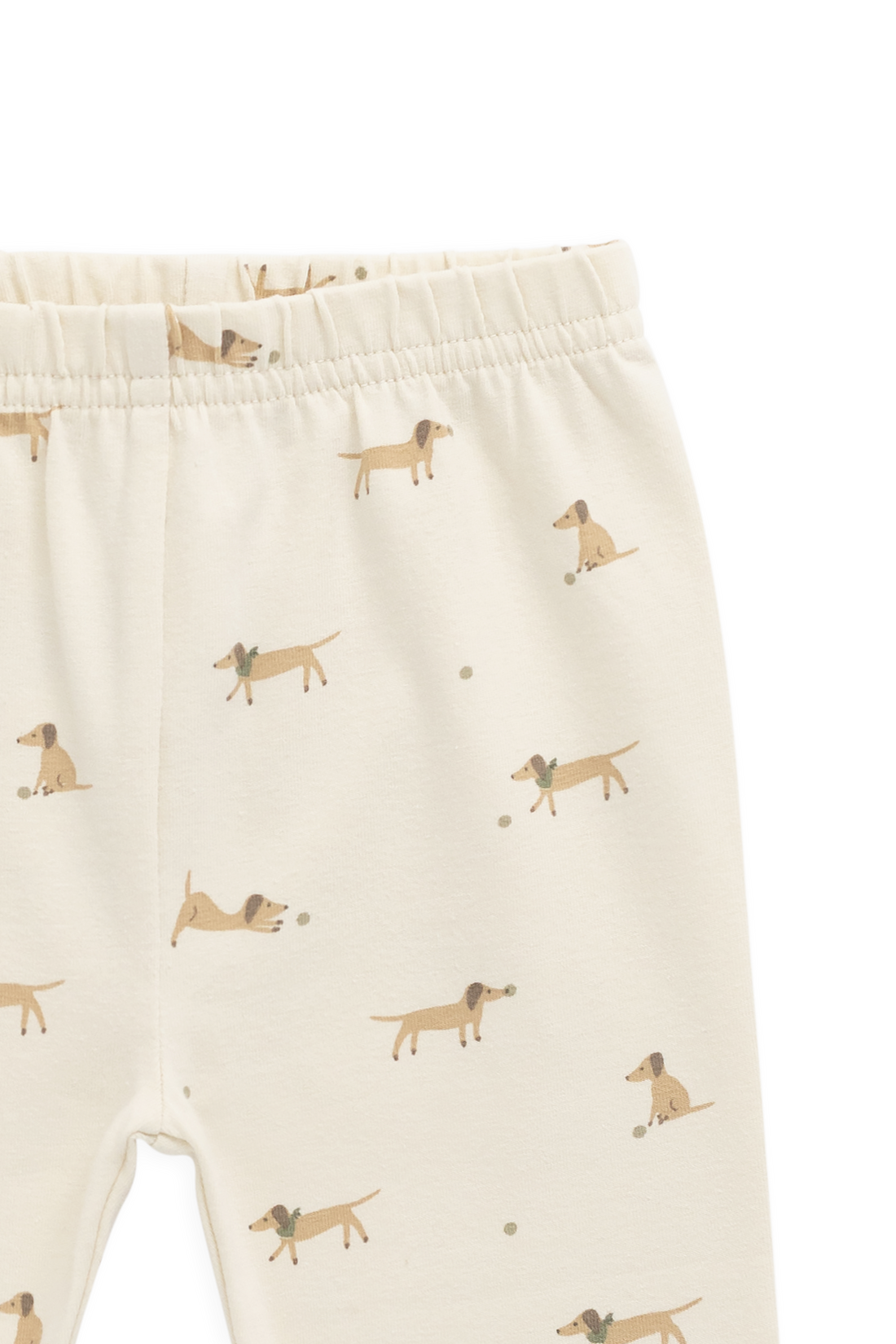Organic Cotton Everyday Legging - Play Ball Cassava Childrens Legging from Jamie Kay USA