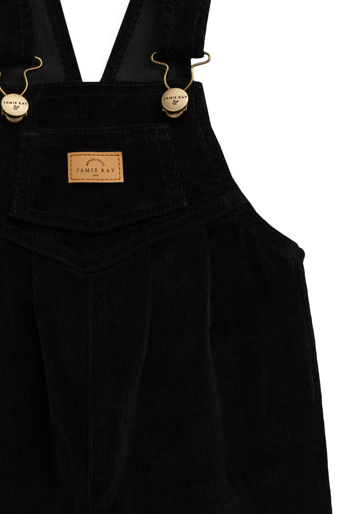 Adelaide Overall - Black Sesame Childrens Overall from Jamie Kay USA