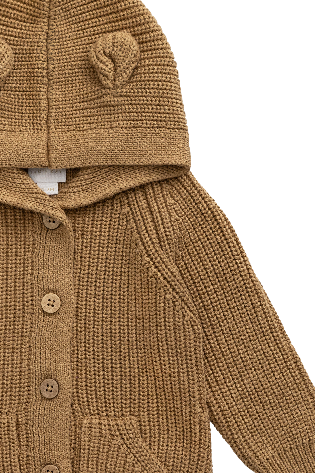 Bear Onepiece - Tawny Brown Childrens Onepiece from Jamie Kay USA