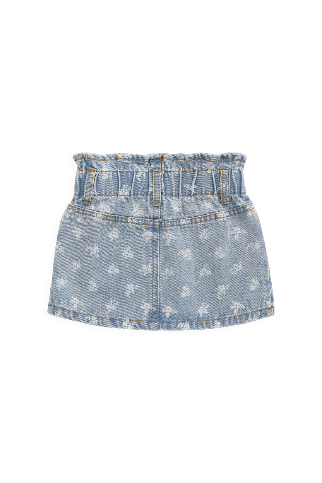 Brielle Skirt - Tully Floral Denim Childrens Skirt from Jamie Kay USA