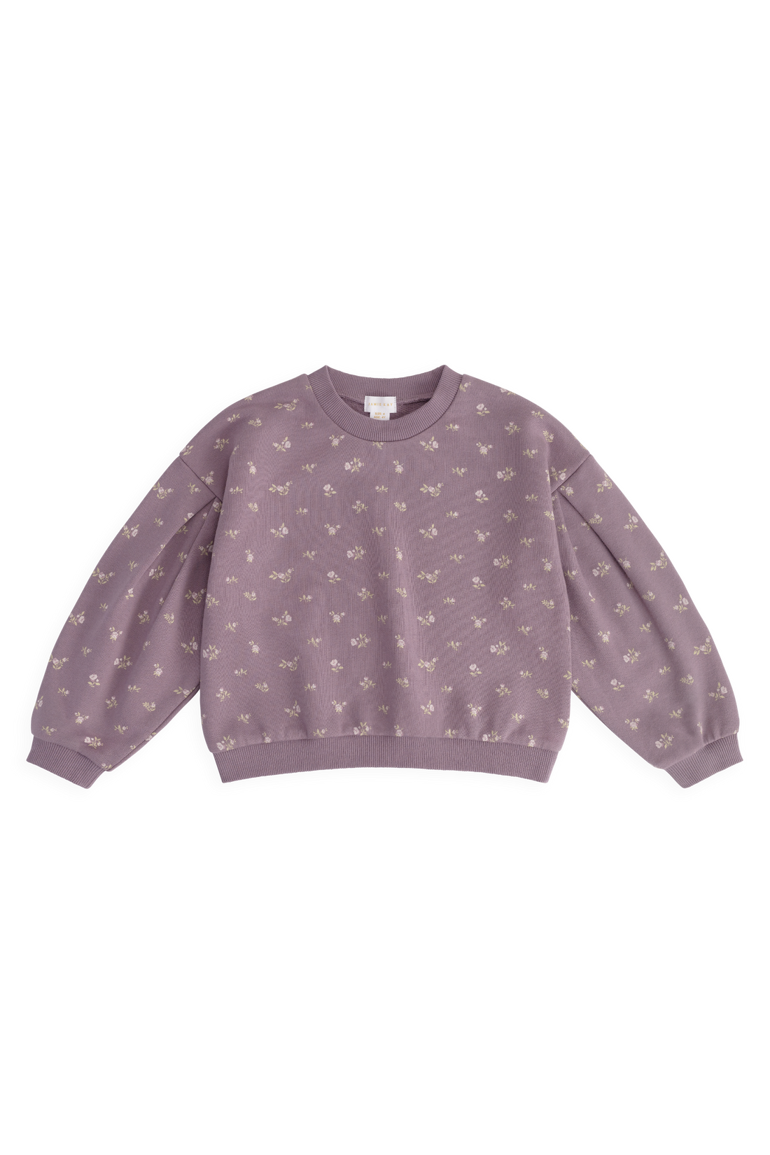 Organic Cotton Elara Sweatshirt - Isla Plum Childrens Sweatshirting from Jamie Kay USA