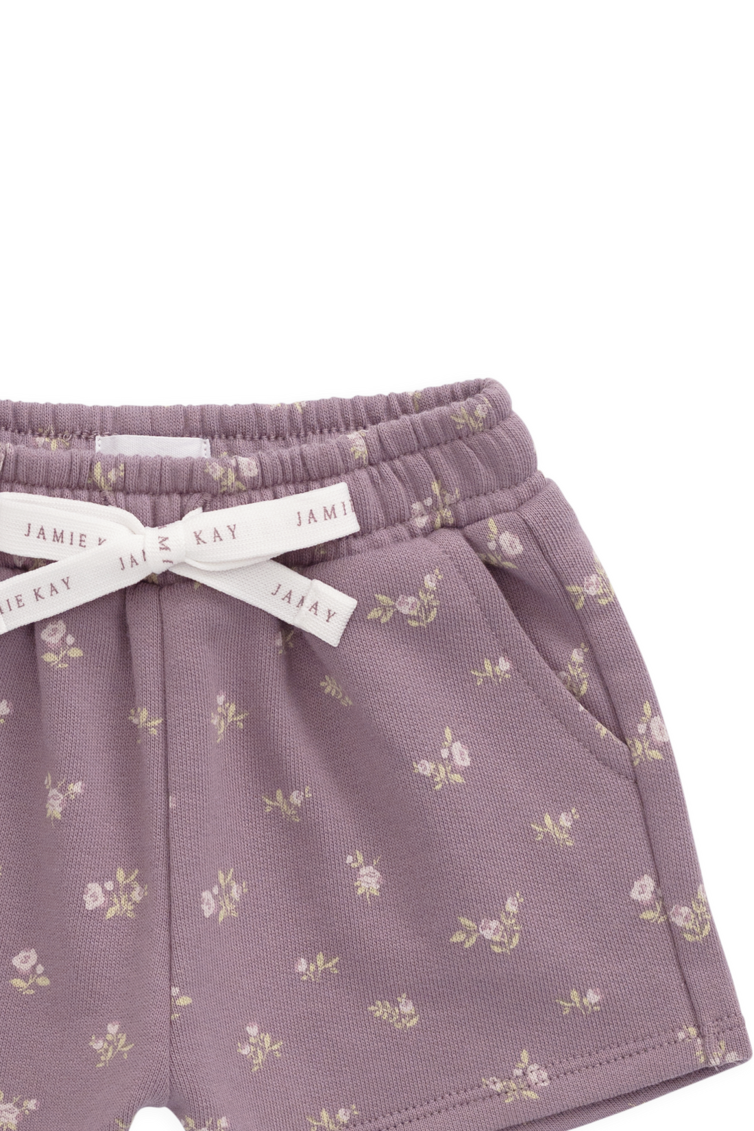 Organic Cotton Etta Short - Isla Plum Childrens Shorts from Jamie Kay USA