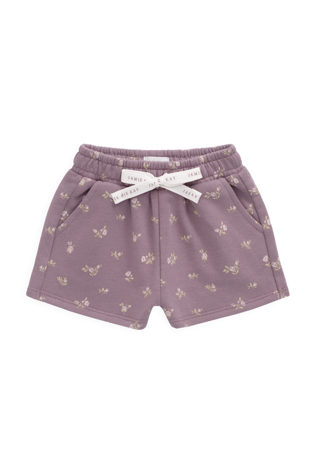 Organic Cotton Etta Short - Isla Plum Childrens Shorts from Jamie Kay USA