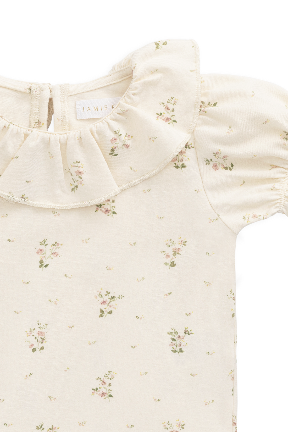 Organic Cotton Marlene Top - Josepha Egret Small Childrens Top from Jamie Kay USA
