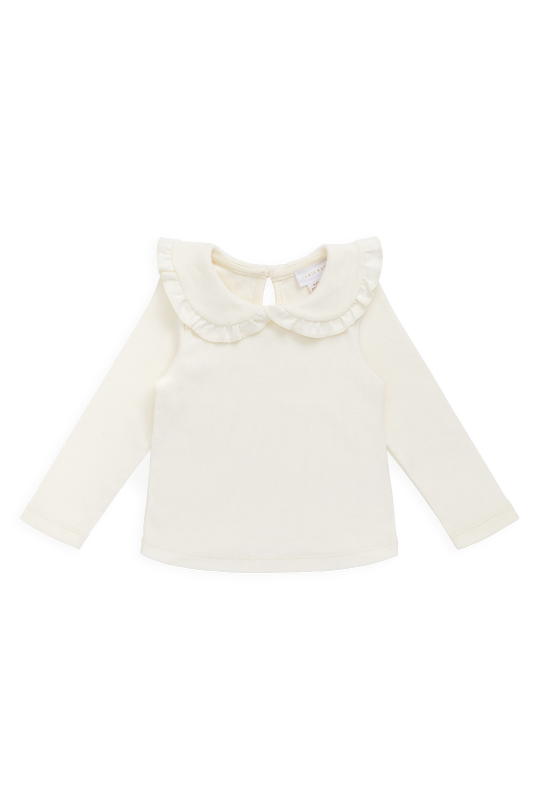 Organic Cotton Rib Adelaide Top - Parchment Childrens Top from Jamie Kay USA