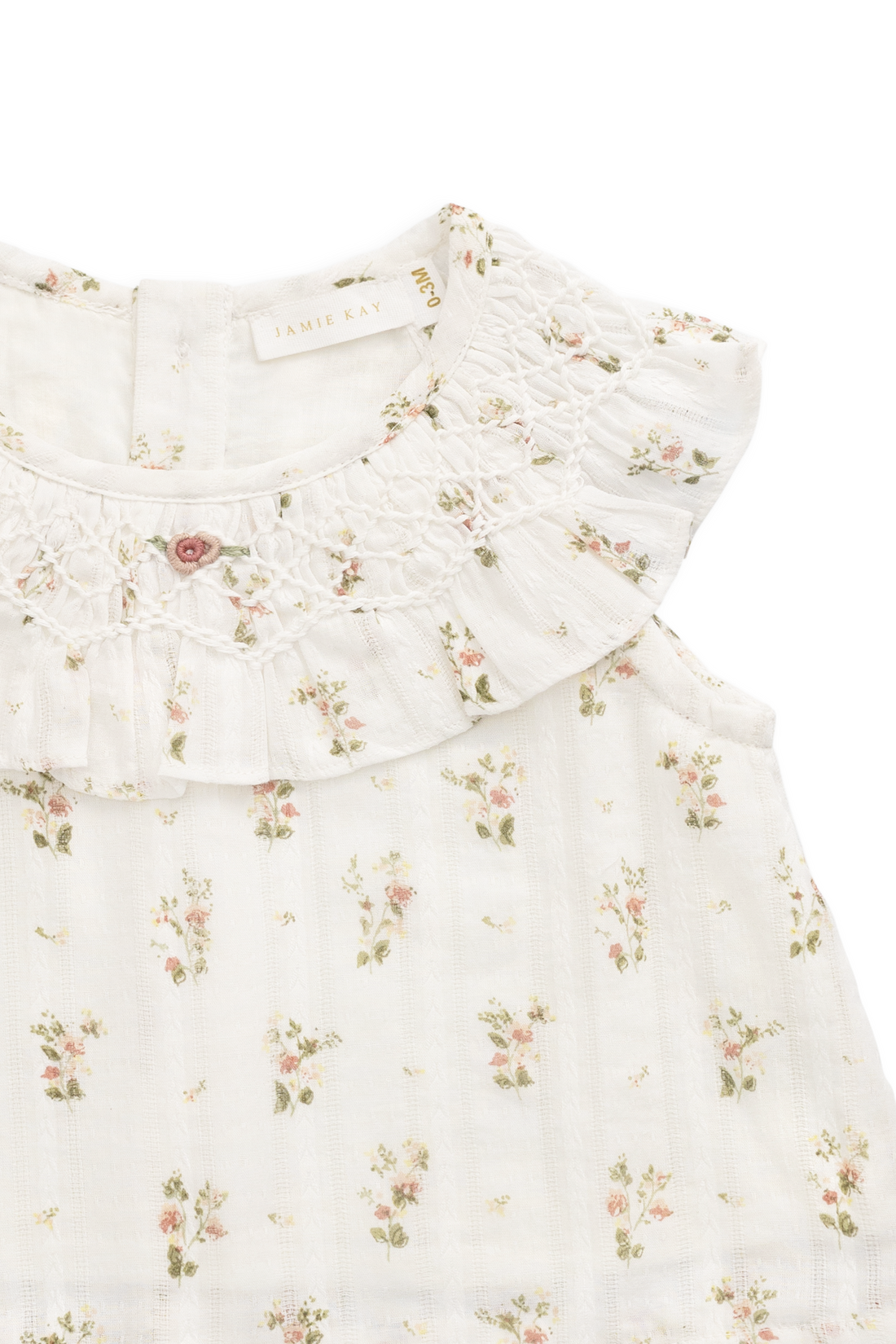 Organic Cotton Saylor Top - Josepha Egret Childrens Top from Jamie Kay USA