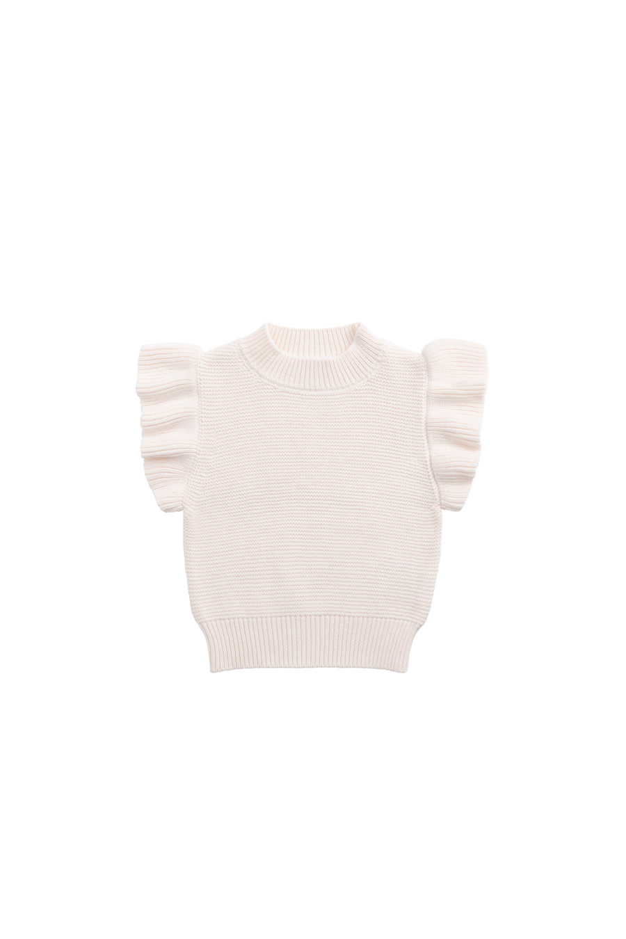 Caroline Frill Vest - Berry Cream Childrens Top from Jamie Kay USA