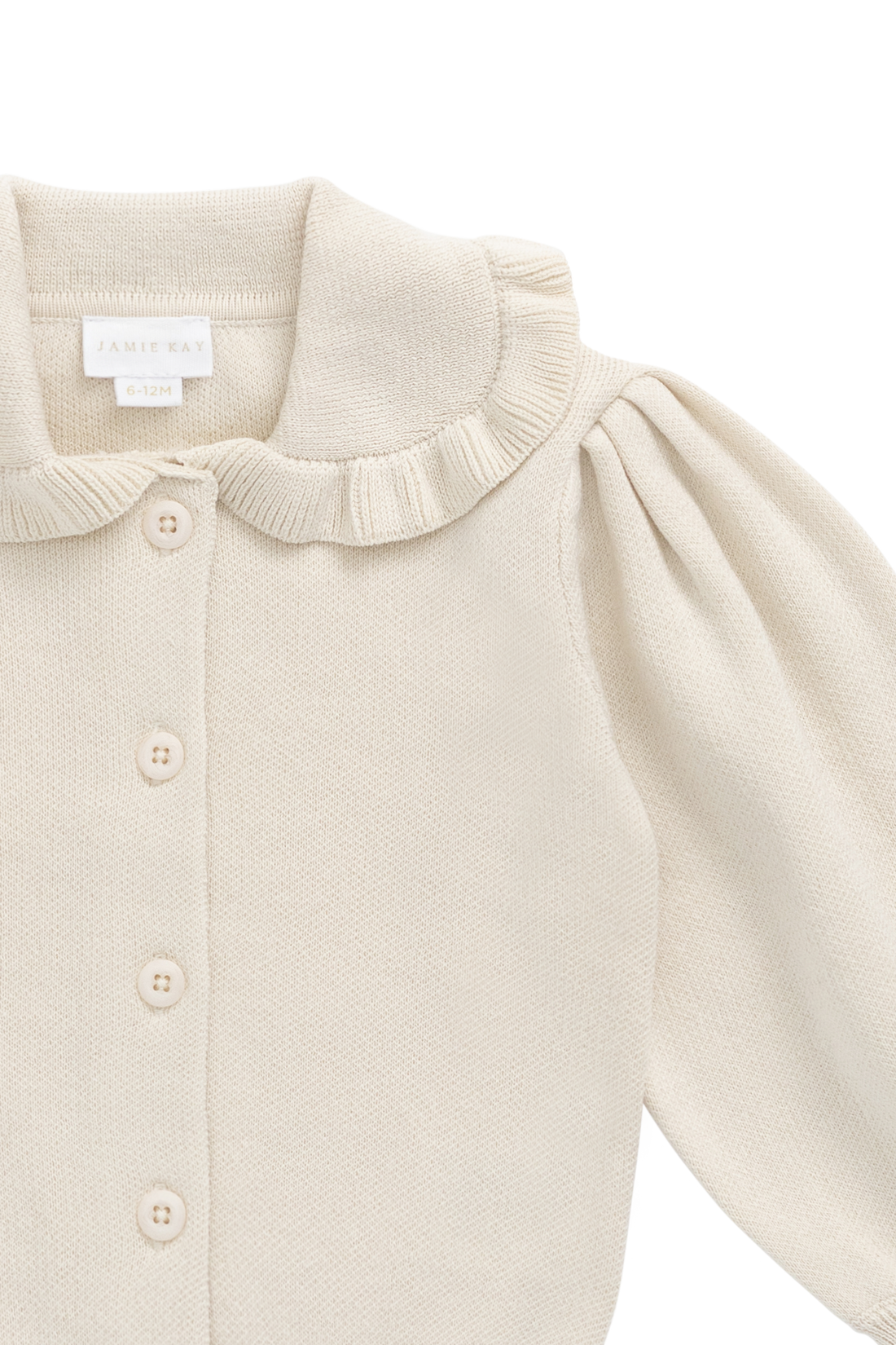 Bonnie Cardigan - Vanilla Childrens Cardigan from Jamie Kay USA