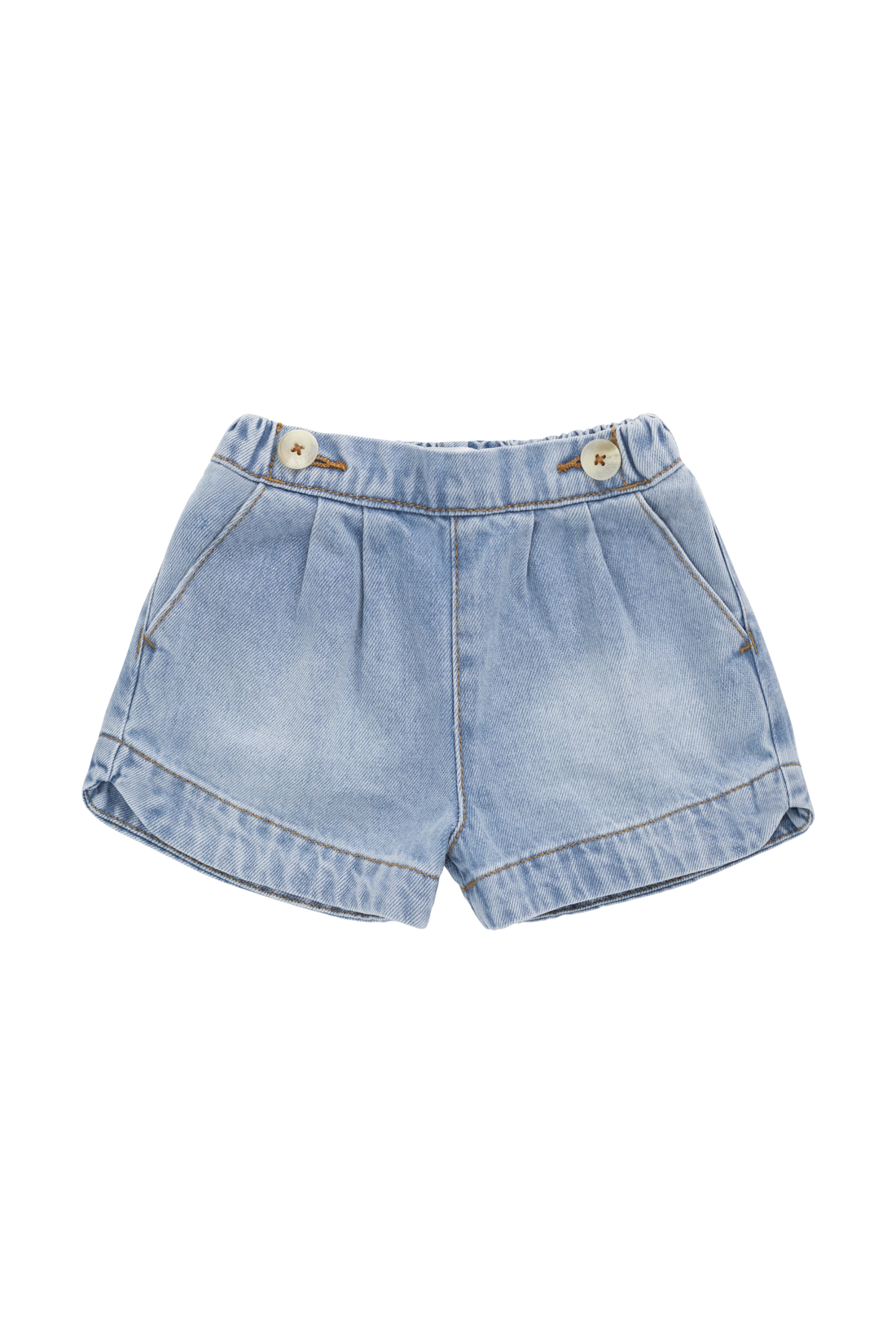 Jardine Short - Antique Denim Childrens Shorts from Jamie Kay USA