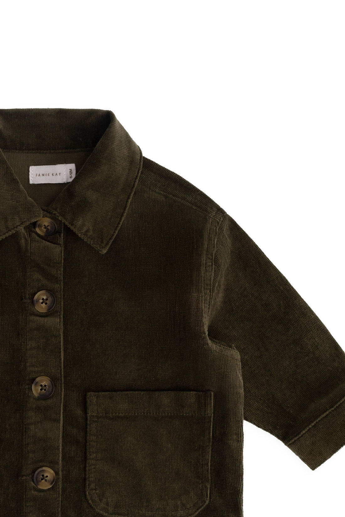 Alvin Jacket - Deep Olive Childrens Jacket from Jamie Kay USA
