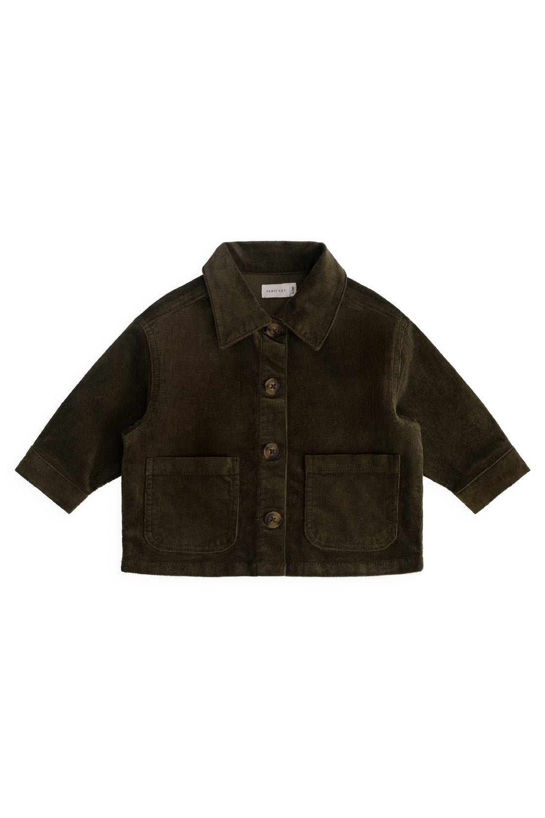 Alvin Jacket - Deep Olive Childrens Jacket from Jamie Kay USA