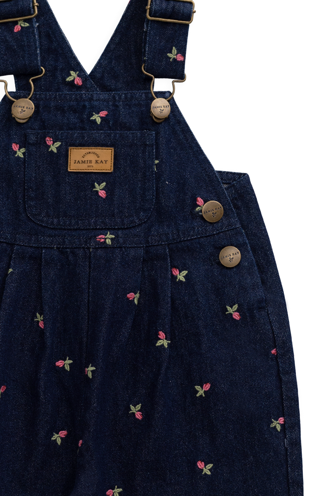 Blair Overall - Rosebud Denim Childrens Overall from Jamie Kay USA