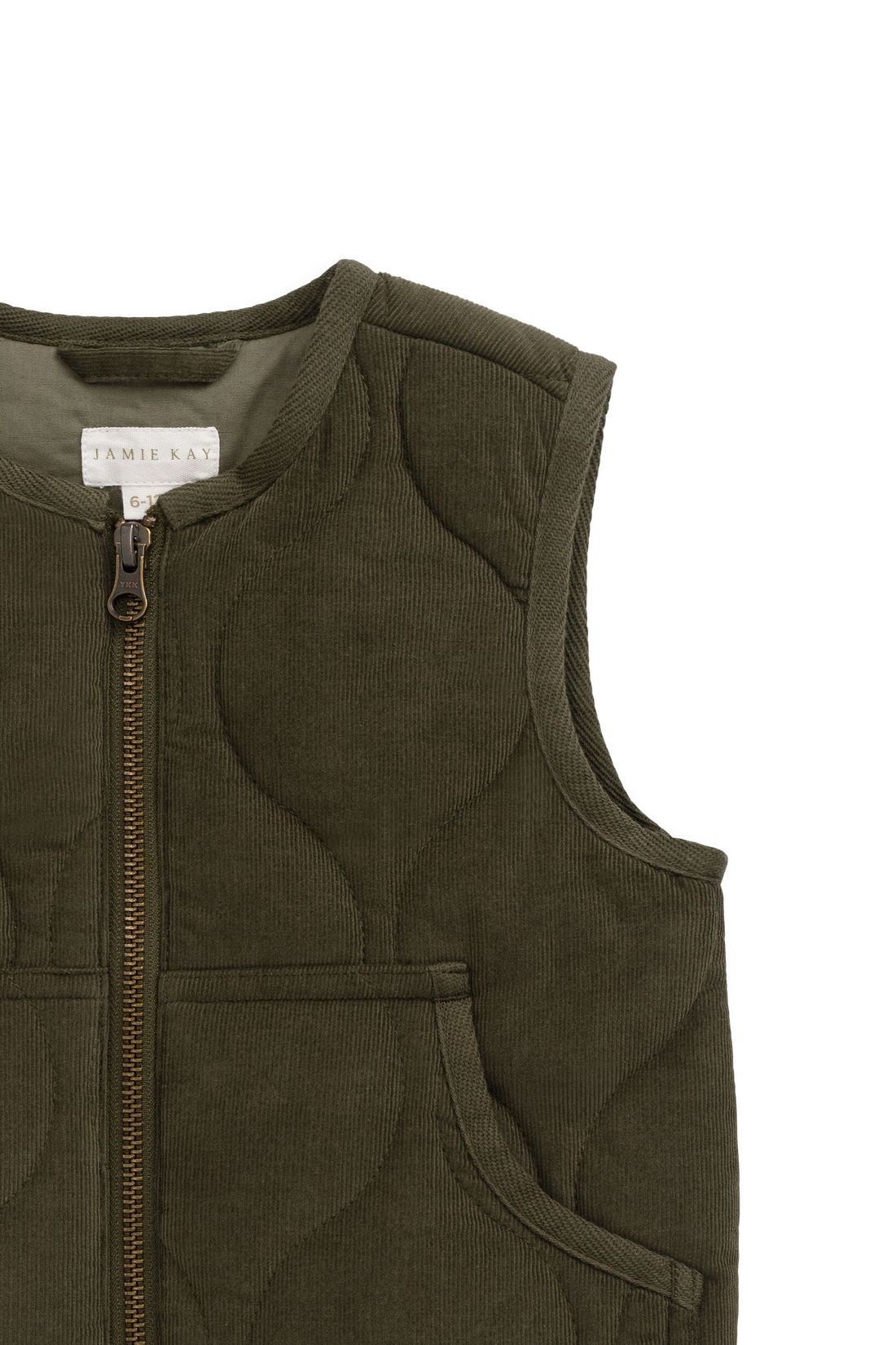 Conner Vest - Oregano Childrens Vest from Jamie Kay USA