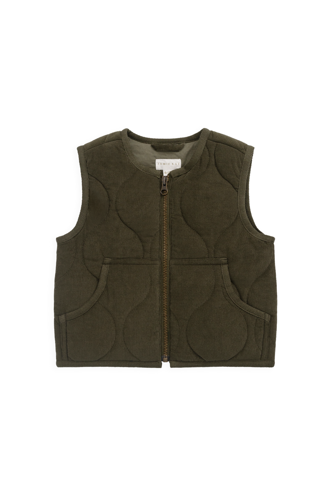 Conner Vest - Oregano Childrens Vest from Jamie Kay USA