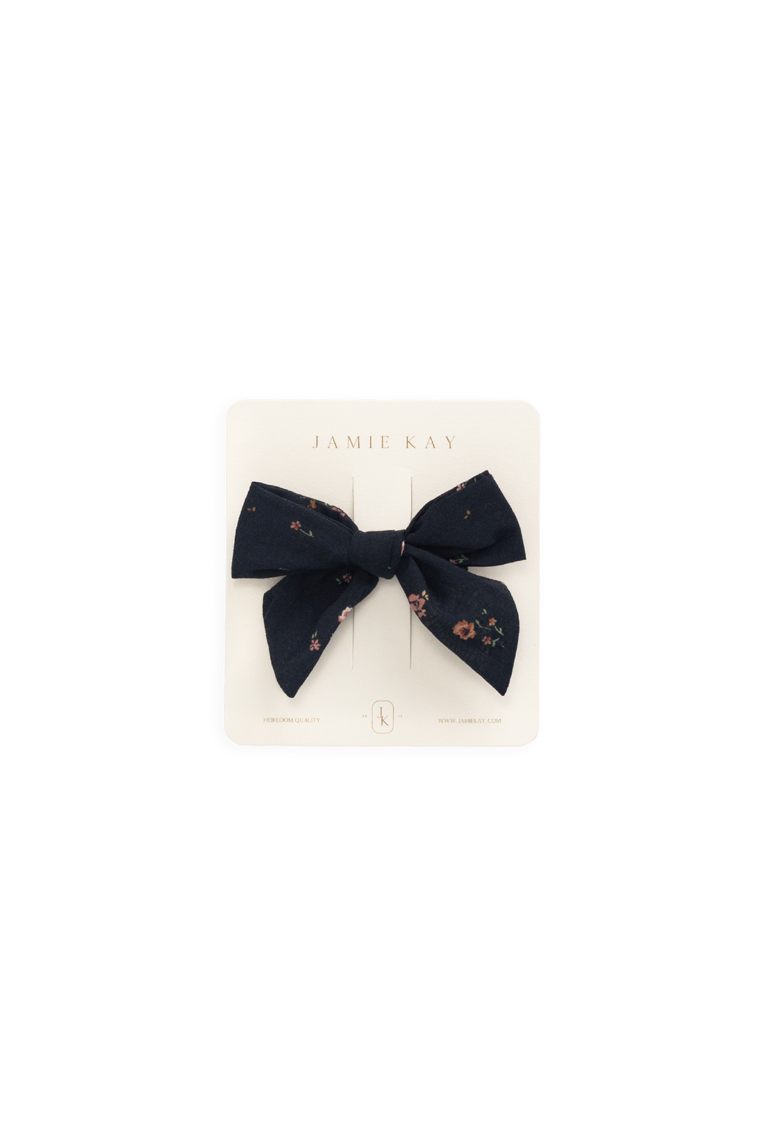 Dovie Bow - Eloise Navy Childrens Bow from Jamie Kay USA