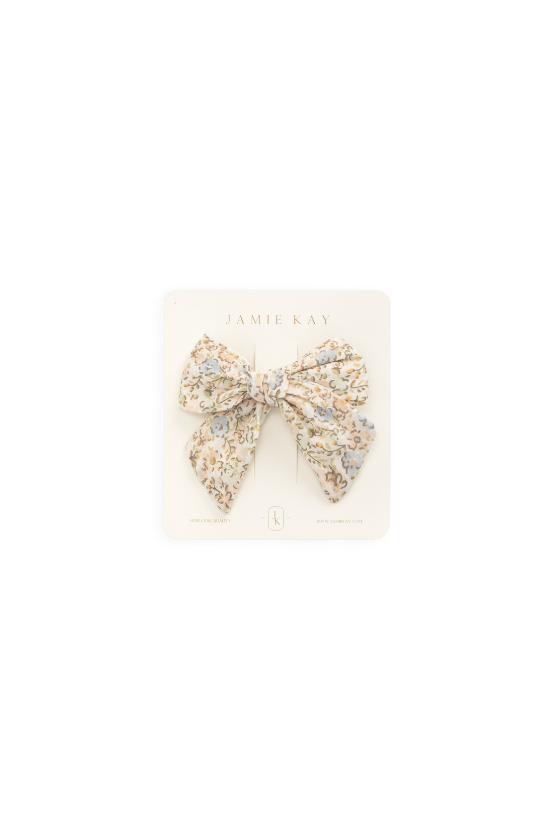 Dovie Bow - Tully Peach Childrens Bow from Jamie Kay USA