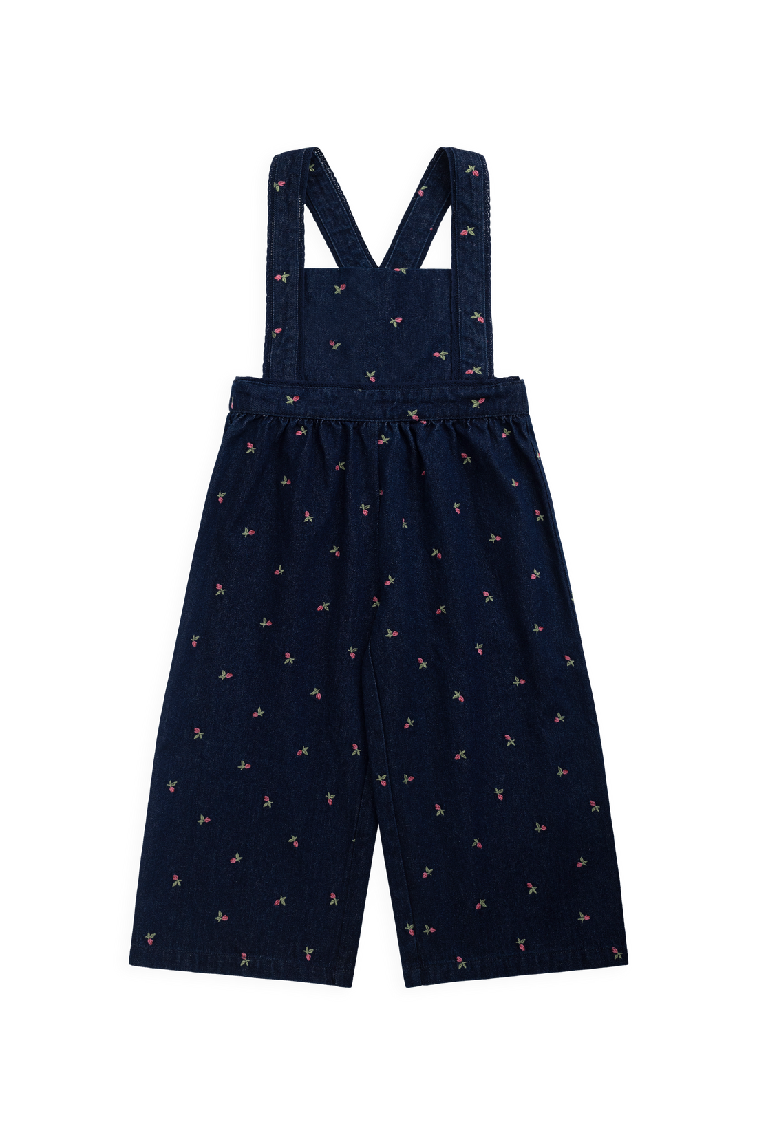 Dovie Overall - Rosebud Denim Childrens Overall from Jamie Kay USA