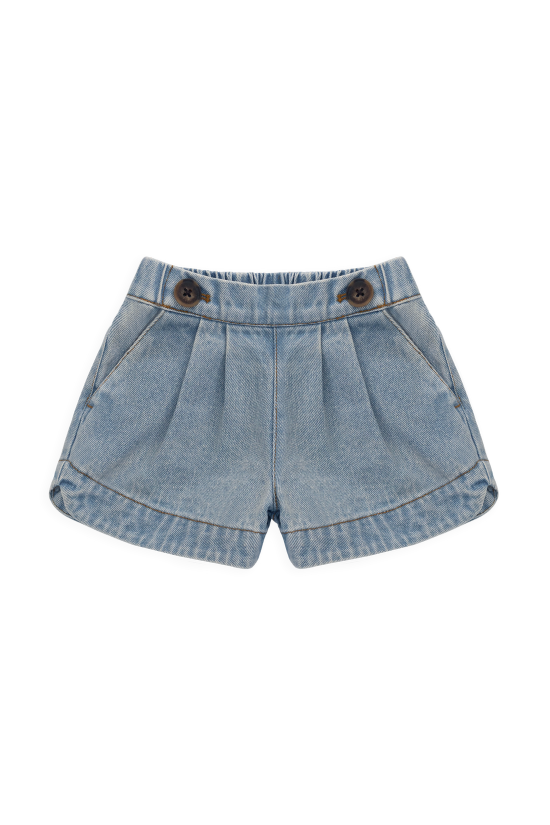 Jardine Short - Light Wash Childrens Shorts from Jamie Kay USA
