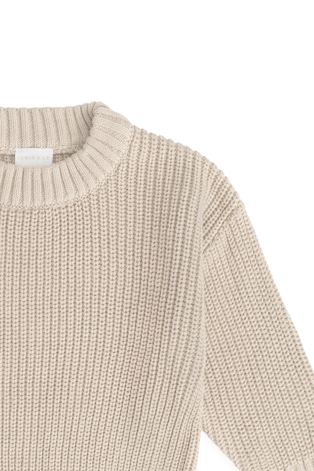Johan Knit Jumper - Hessian Childrens Jumper from Jamie Kay USA