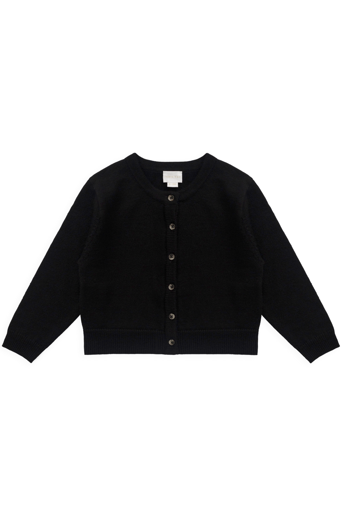 Merino Camille Cardigan - Black Childrens Cardigan from Jamie Kay USA