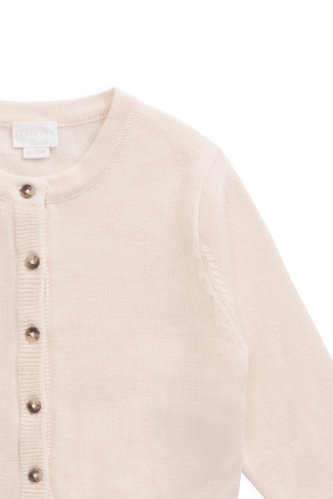 Merino Camille Cardigan - White Rabbit Childrens Cardigan from Jamie Kay USA
