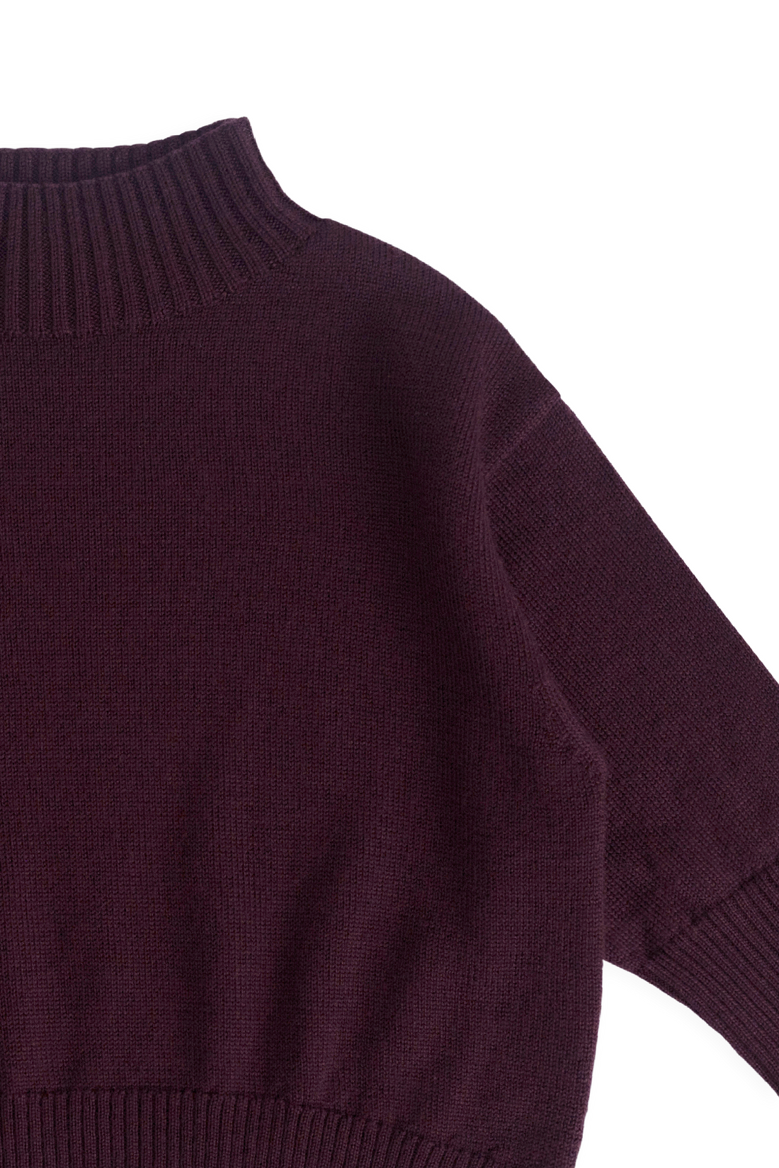 Merino Turtleneck Jumper - Blackberry Childrens Jumper from Jamie Kay USA