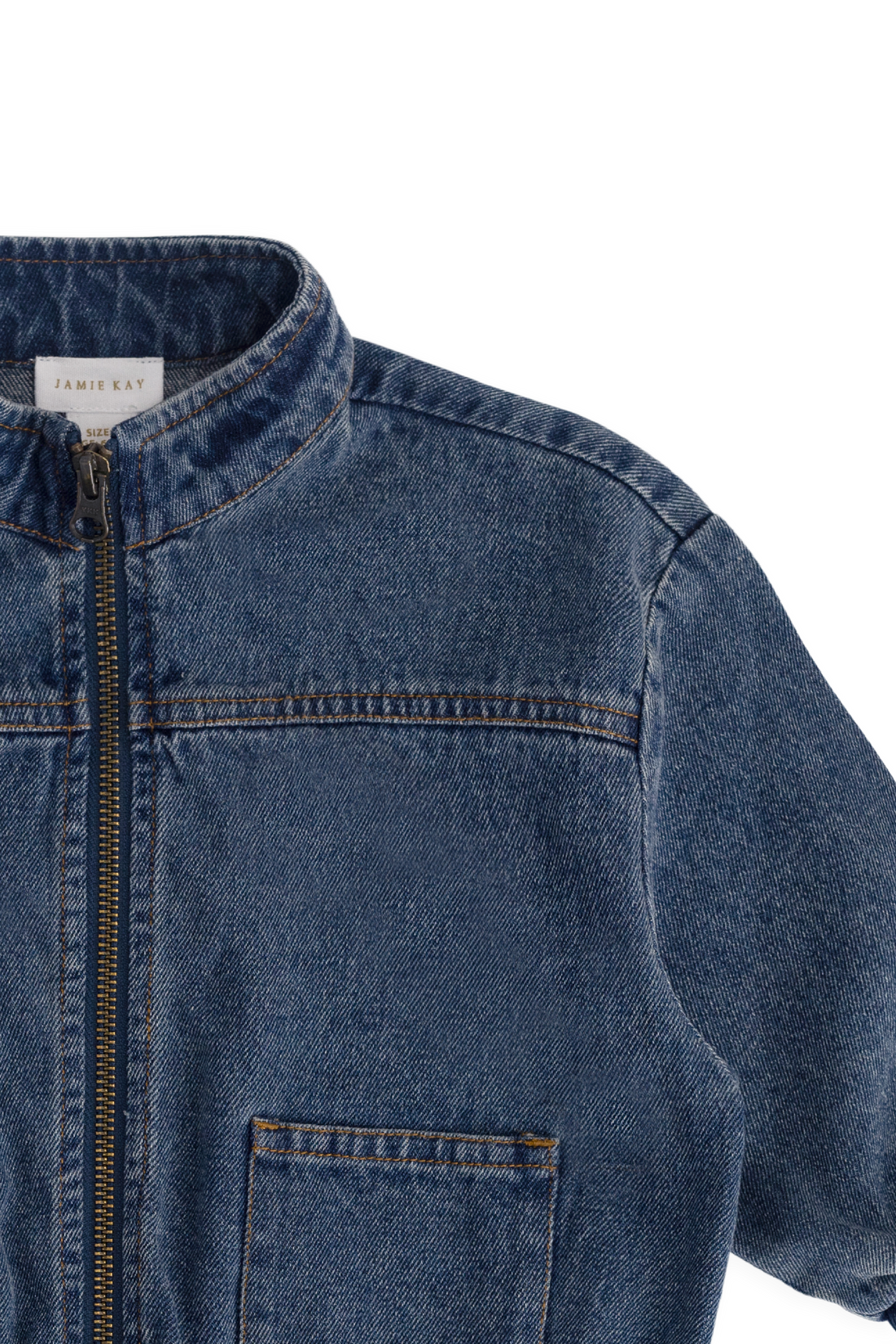 Murray Denim Jacket - Classic Wash Denim Childrens Jacket from Jamie Kay USA