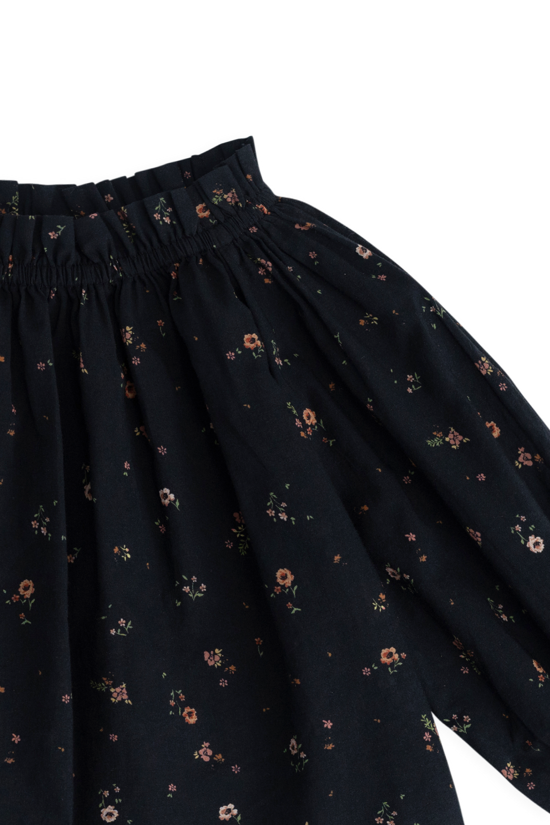 Organic Cotton Acacia Blouse - Eloise Navy Childrens Top from Jamie Kay USA