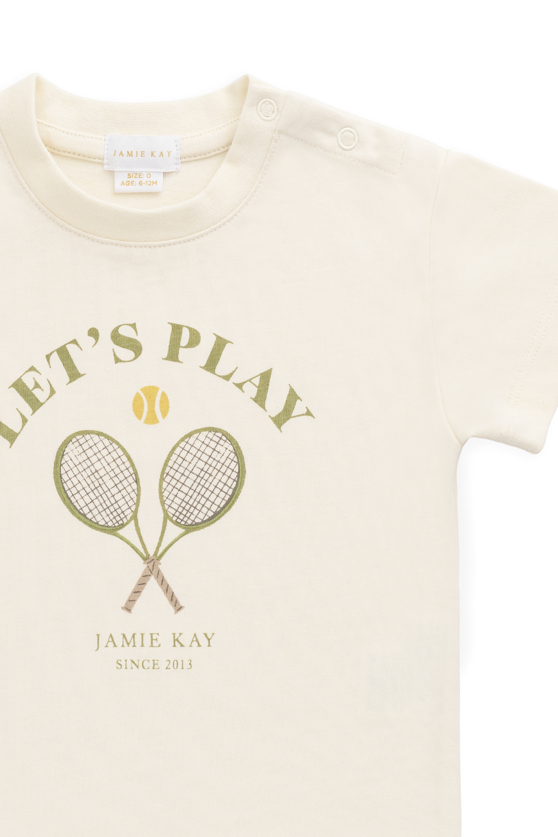 Organic Cotton Bjorn Tee - Lets Play Tofu Childrens Top from Jamie Kay USA