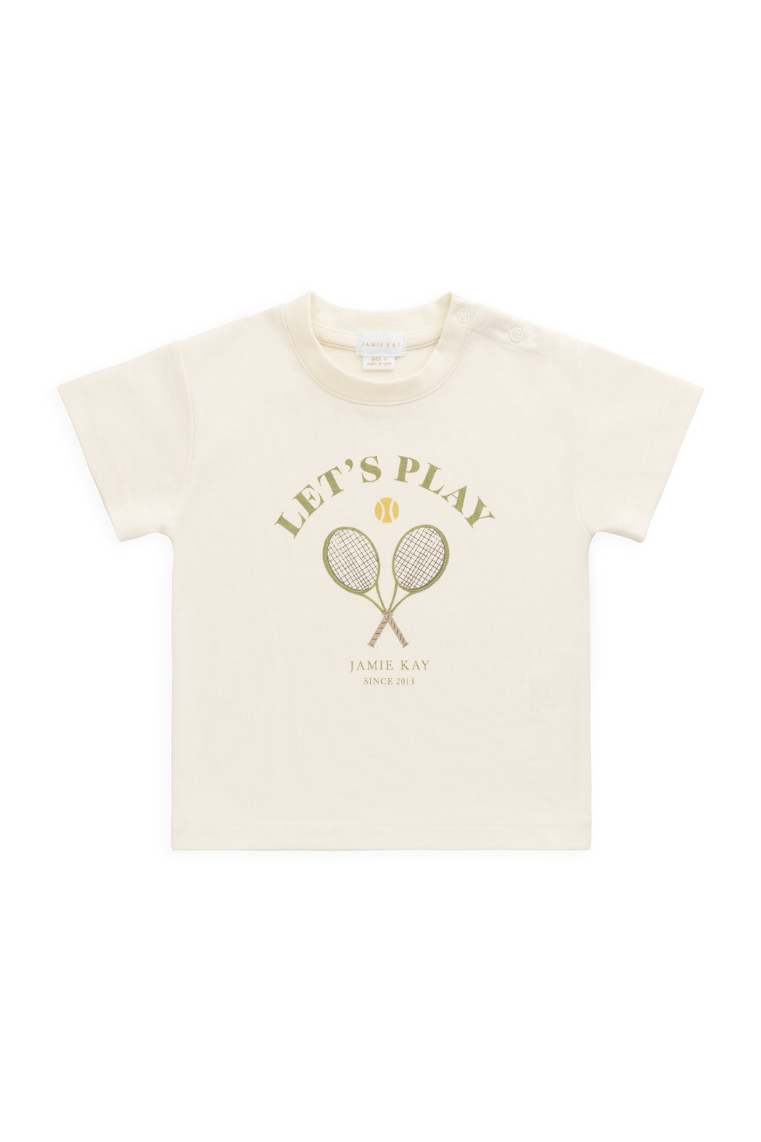 Organic Cotton Bjorn Tee - Lets Play Tofu Childrens Top from Jamie Kay USA
