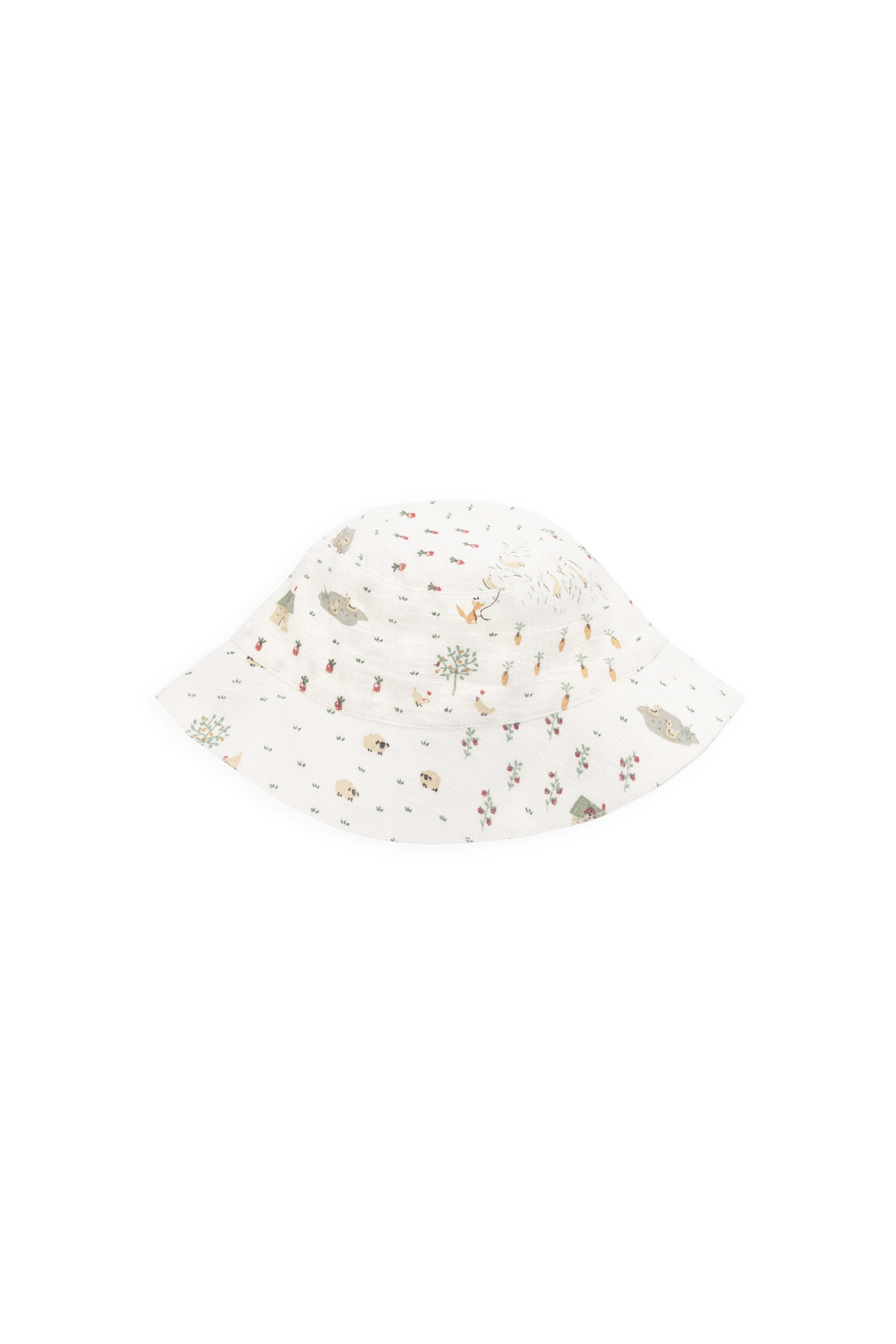 Organic Cotton Bucket Hat - Countryside Life Tofu Childrens Hat from Jamie Kay USA