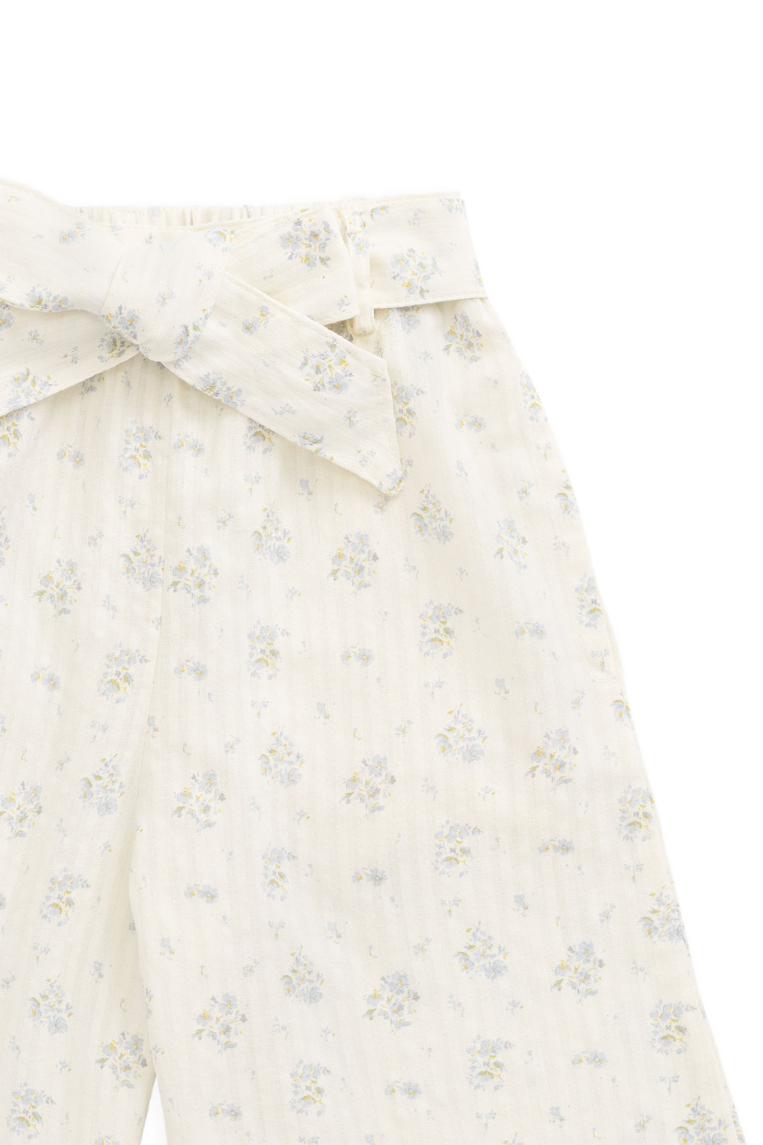 Organic Cotton Cosette Pant - Justine Vanilla Sky Childrens Pants from Jamie Kay USA