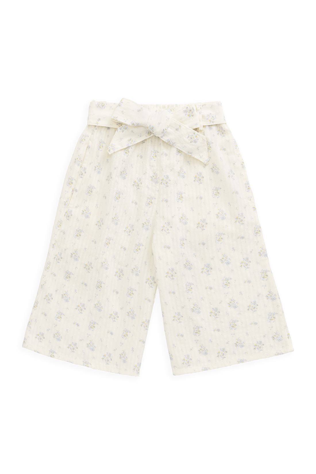Organic Cotton Cosette Pant - Justine Vanilla Sky Childrens Pants from Jamie Kay USA