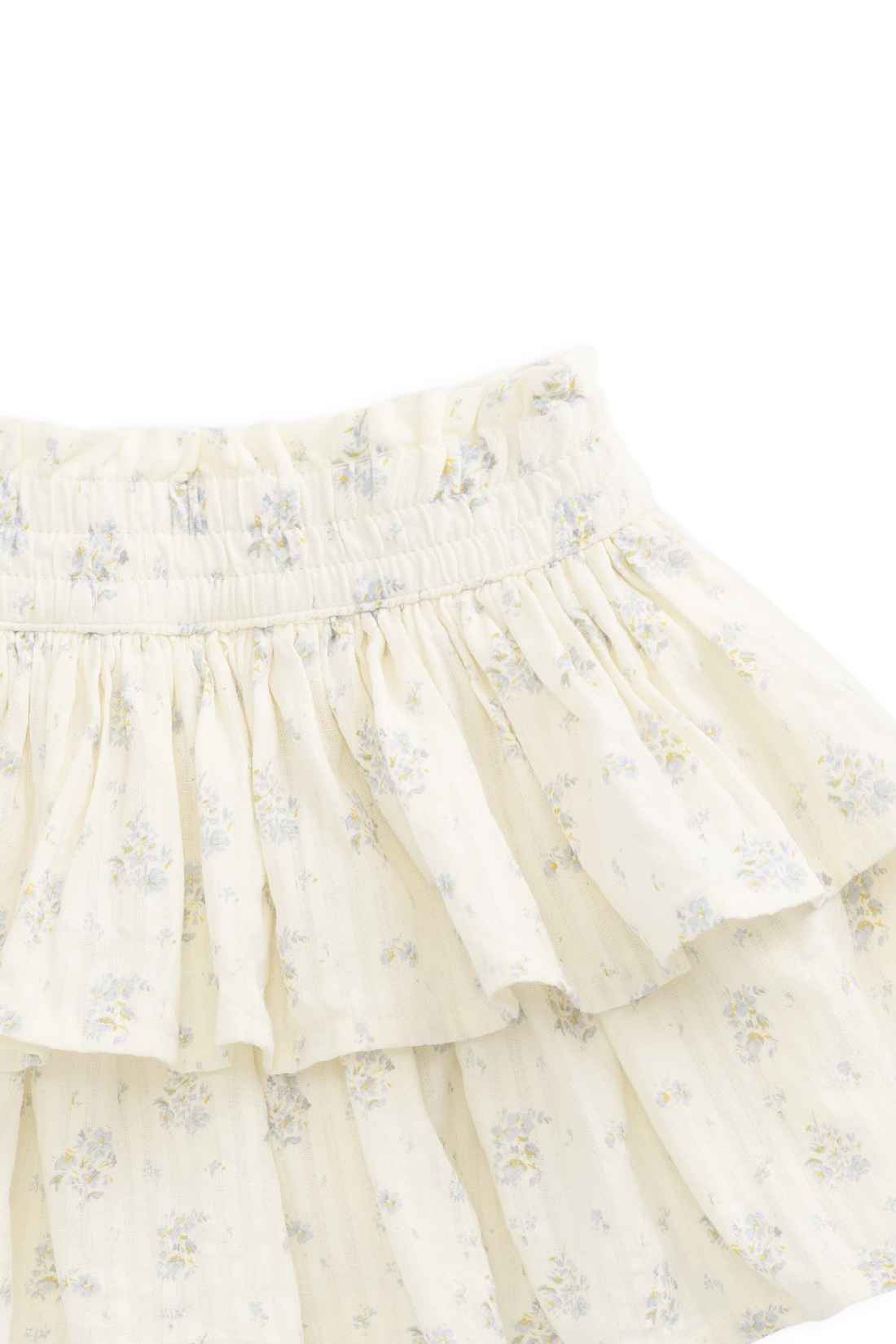 Organic Cotton Cosette Skirt - Justine Vanilla Sky Childrens Skirt from Jamie Kay USA