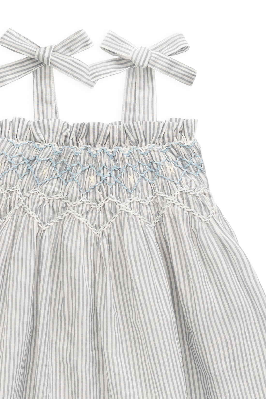 Organic Cotton Desiree Dress - Harbour Stripe Childrens Dress from Jamie Kay USA