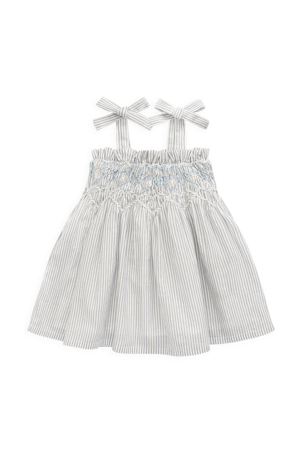 Organic Cotton Desiree Dress - Harbour Stripe Childrens Dress from Jamie Kay USA