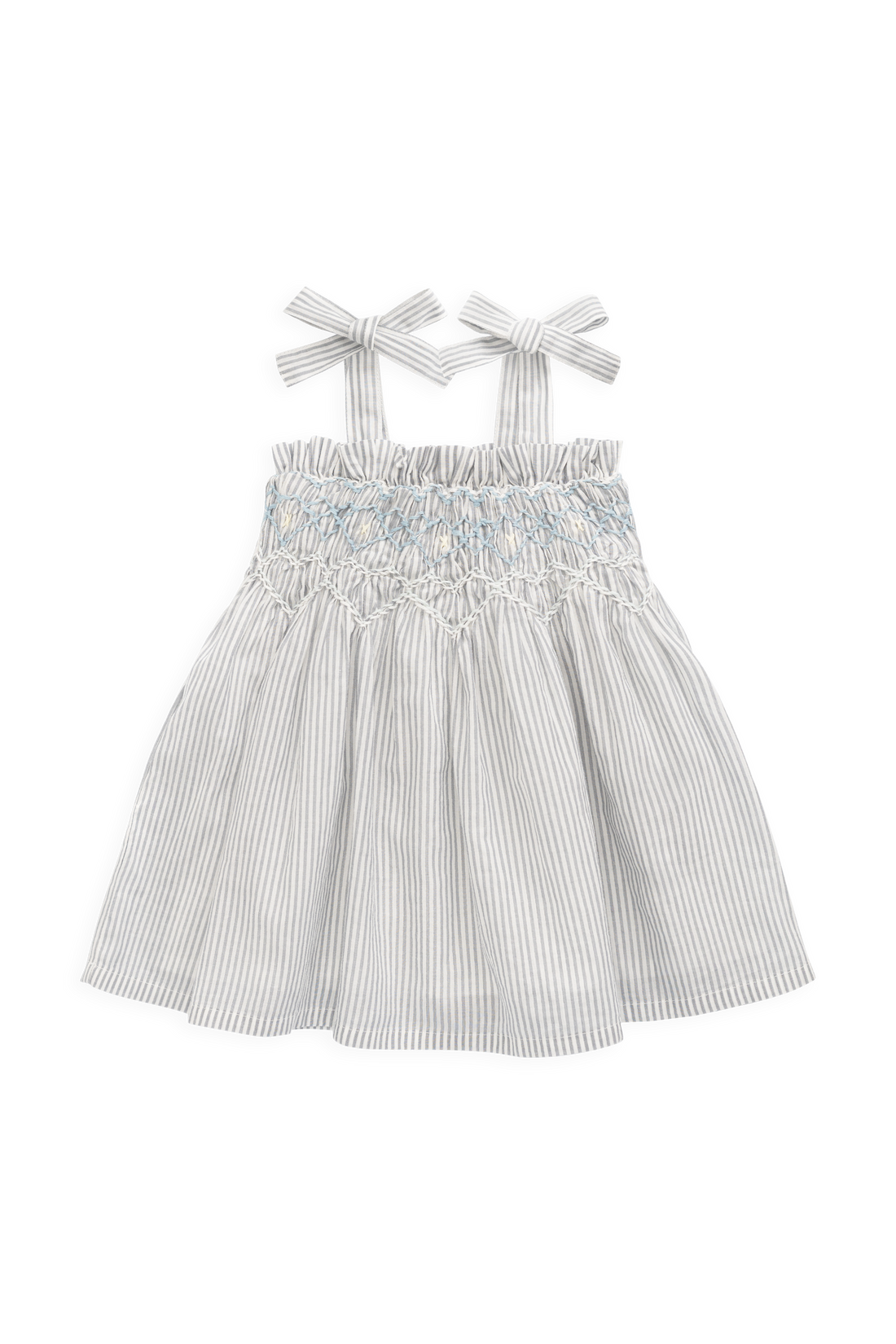 Organic Cotton Desiree Dress - Harbour Stripe Childrens Dress from Jamie Kay USA